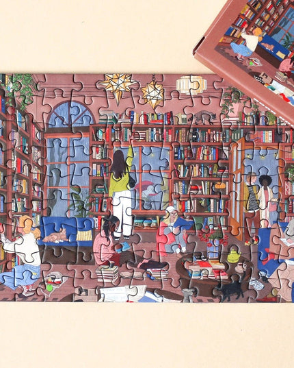 Book Nook Mini Puslespill, 99 Brikker