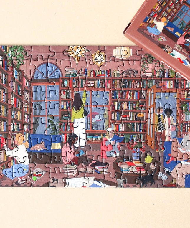 Book Nook Mini Puslespill, 99 Brikker