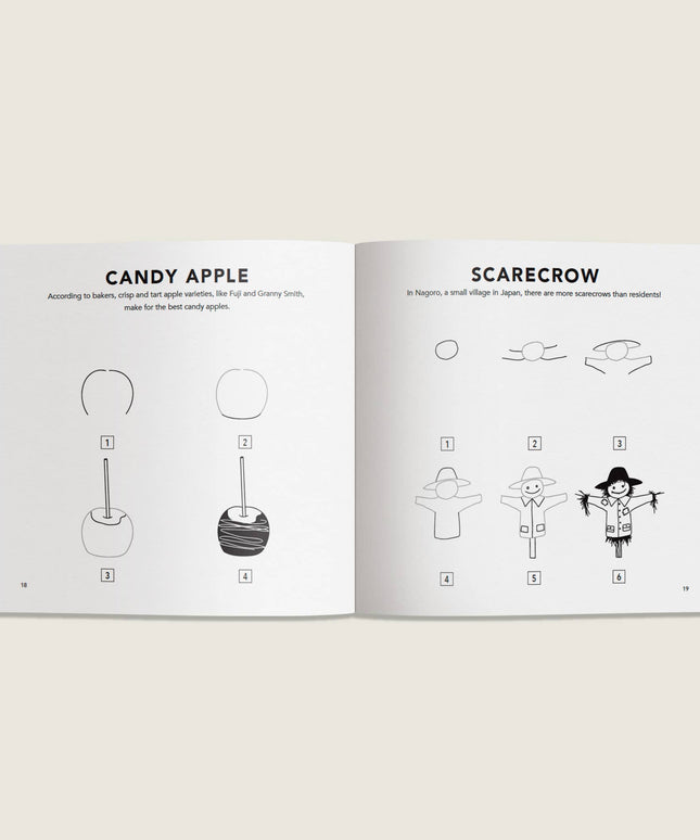 Fall Things: How to Draw Book for Kids with Pumpkins, Scarecrows, Turkeys and More