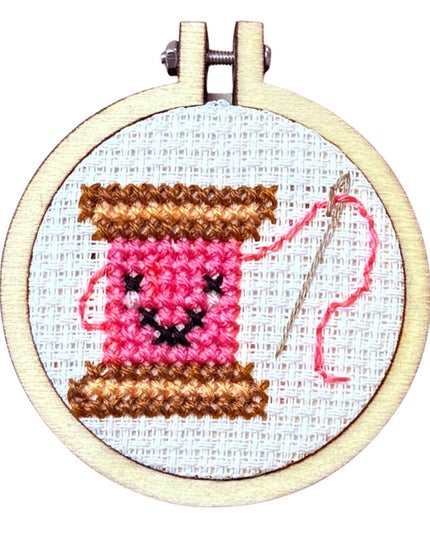 My Resting Stitch Face! Mini Matchbox Broderingssett