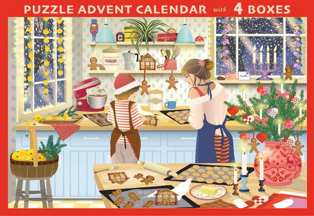 Puslespill Julekalender 1000 Brikker | Sweet Christmas