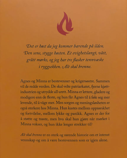 Nordin, Sofia: Alt skal brenne