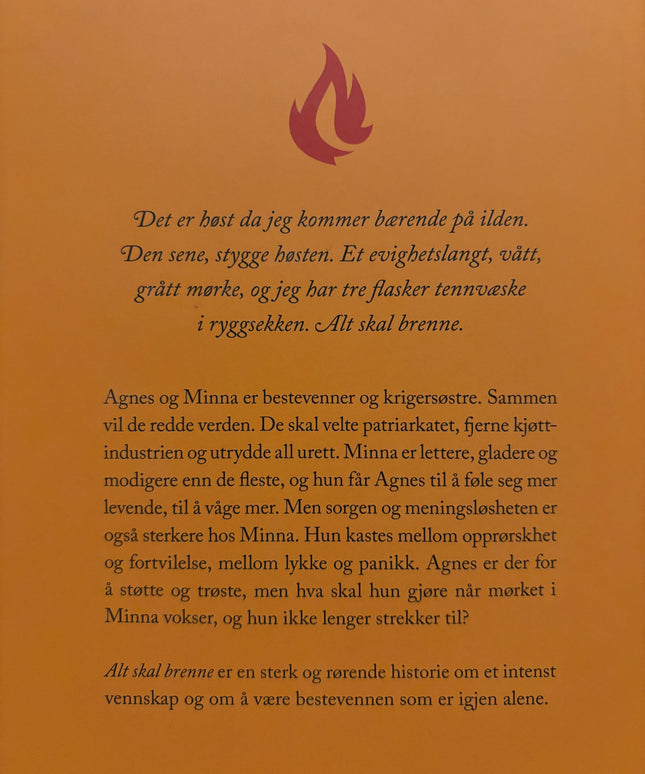 Nordin, Sofia: Alt skal brenne