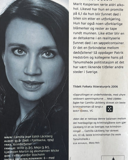 Lackberg, Camilla: Ulykkesfuglen