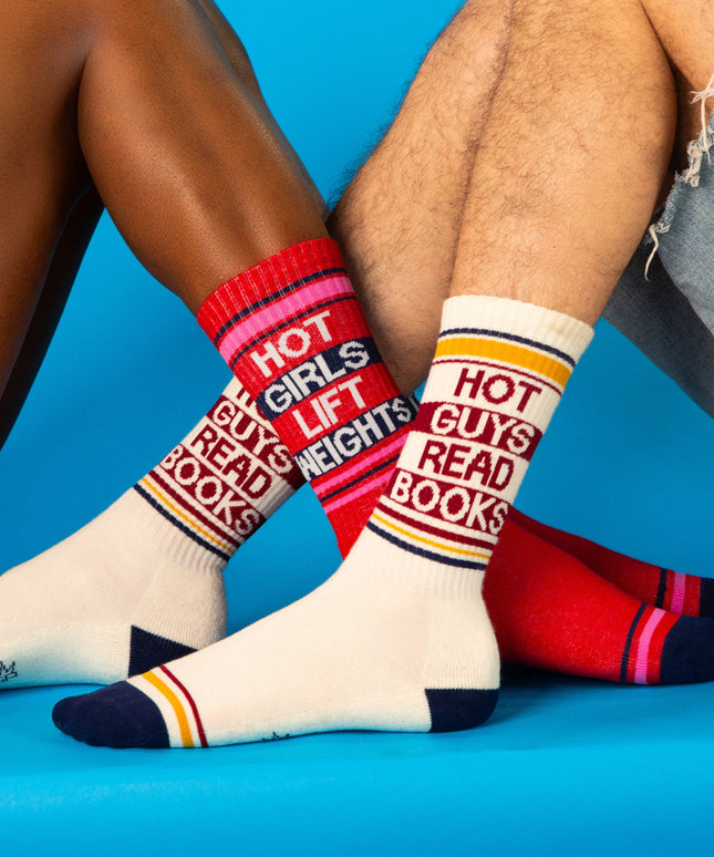 Hot Guys Read Books - Sokker - Treningssokker