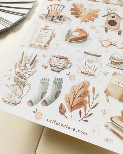 Klistremerkeark | Magical Cozy Fall