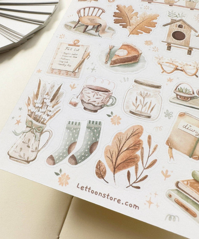 Klistremerkeark | Magical Cozy Fall