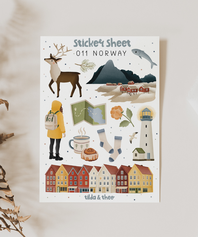 Klistremerkeark | Norge | Lofoten Tur