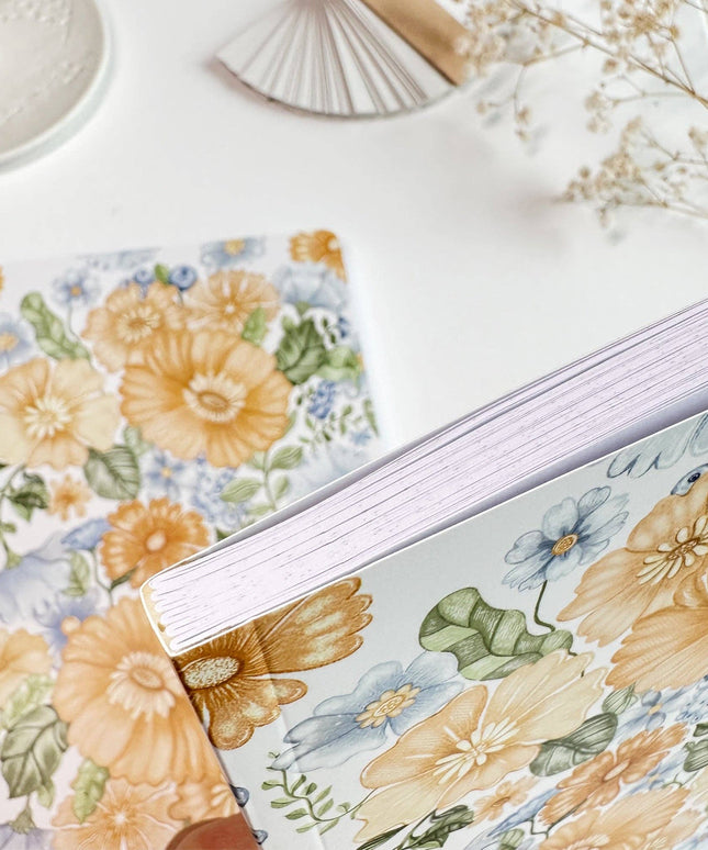 Dot Grid Notatbok | Light Botanical