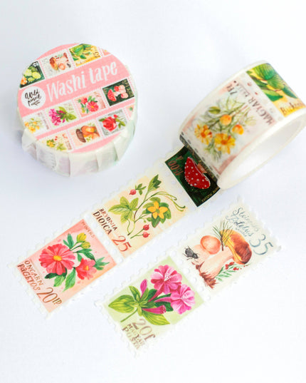 Washi Tape | Botanical Stamps