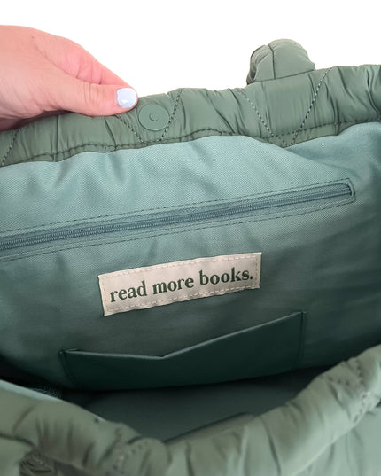 The Bookish Tote: Green