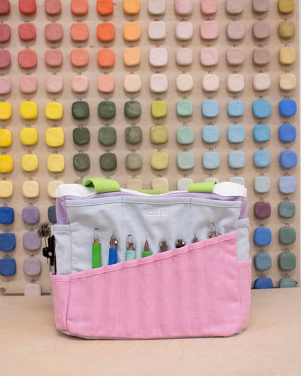 Forhåndsbestilling | Soolla Studio Artist Bag | Forest Green | Hobbyveske | Veske for Kreative Prosjekter