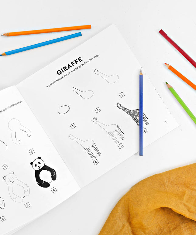 All The Animals: A How to Draw Art Book for Kids