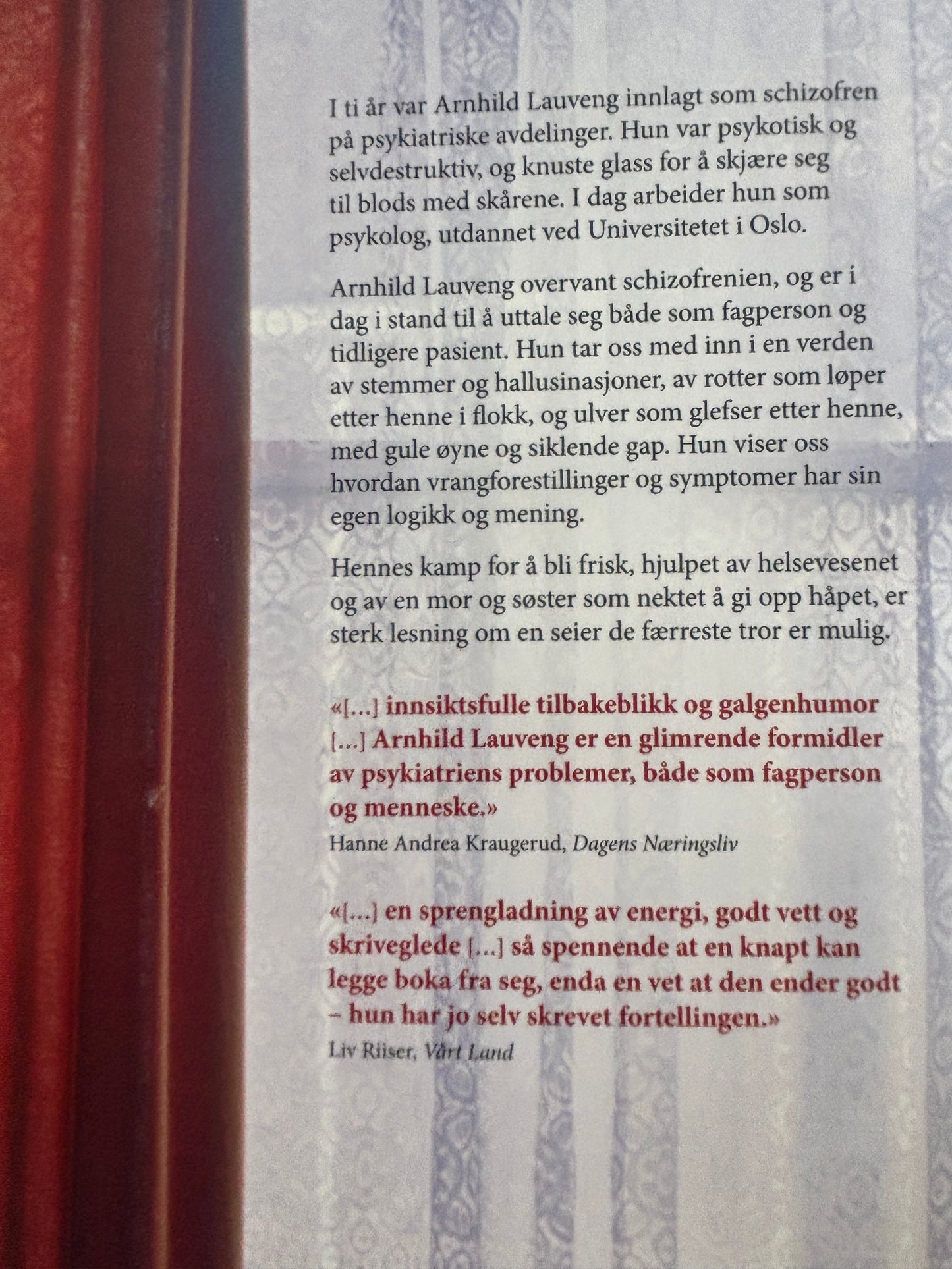 Lauveng, Arnhild: I morgen var jeg alltid en løve