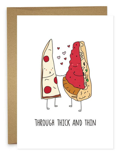 A6 Kort - Through Thick and Thin Pizza