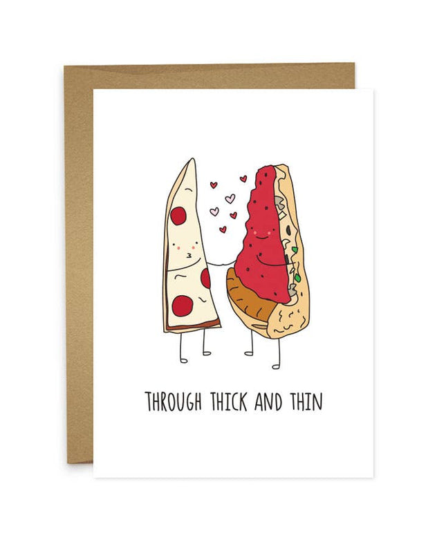 A6 Kort - Through Thick and Thin Pizza