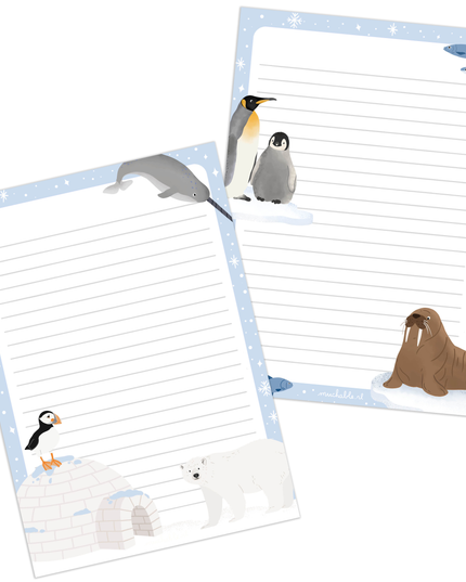 Notatblokk | Winter Animals | Arktiske Dyr | A5