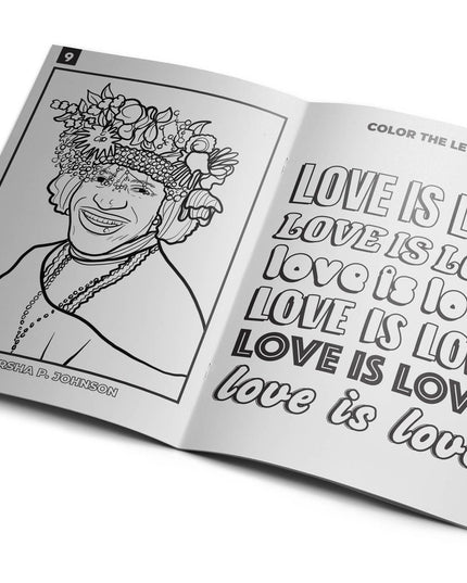 Queer LGBTQ+ Activity Coloring Book