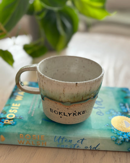 Boklykke kaffekopp - Håndlaget keramikk