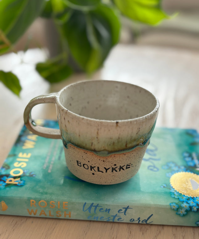 Boklykke kaffekopp - Håndlaget keramikk