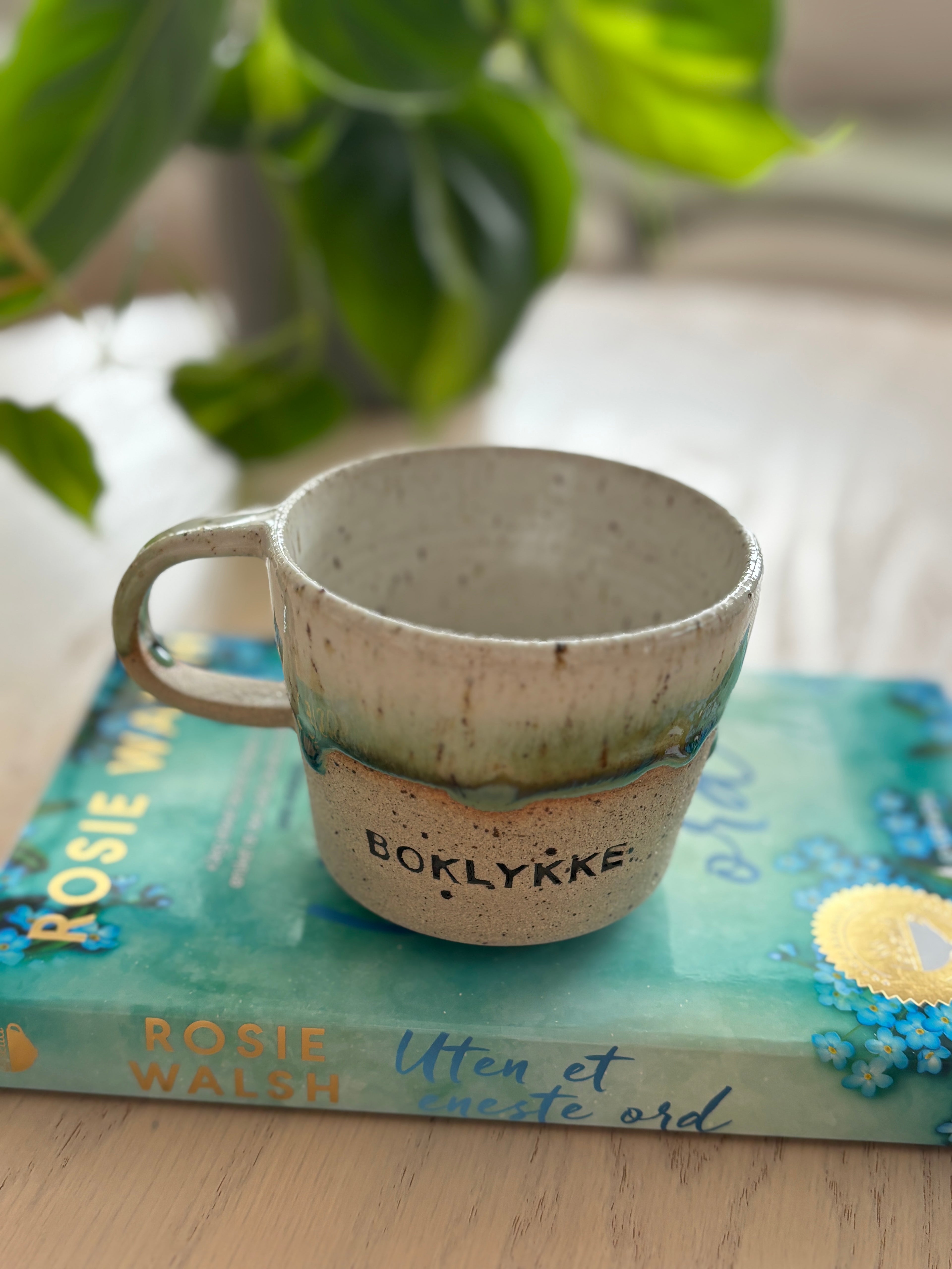 Boklykke kaffekopp - Håndlaget keramikk