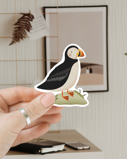 Vinyl Klistremerke | Puffin Island