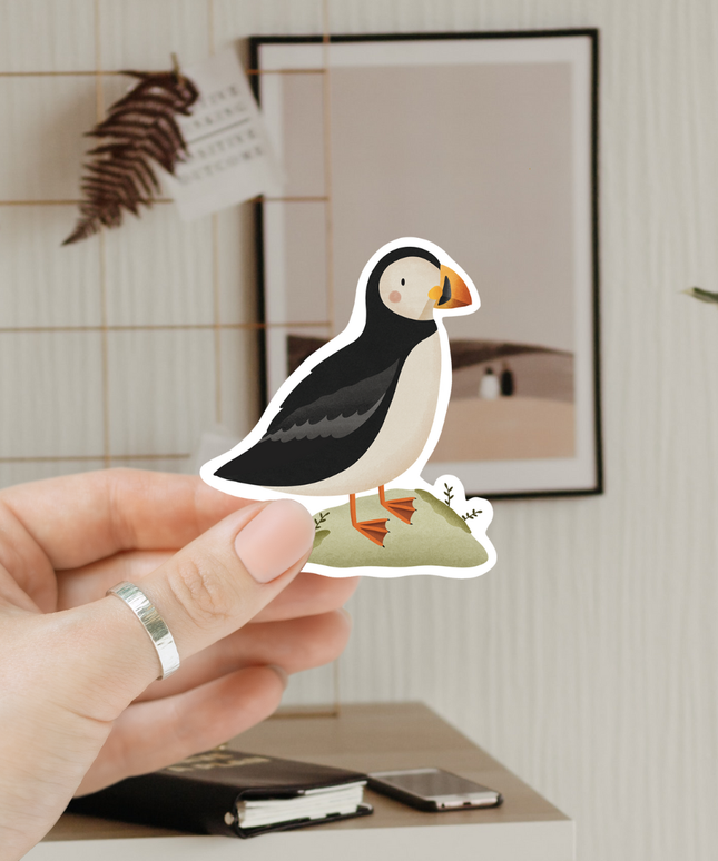 Vinyl Klistremerke | Puffin Island