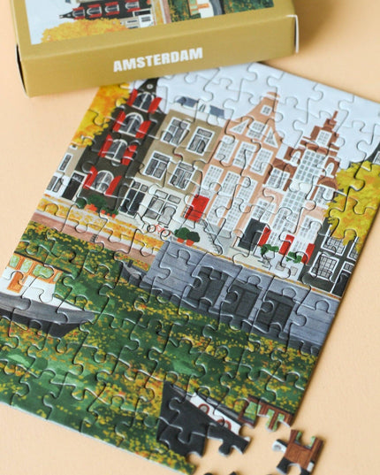 Amsterdam Mini Puslespill, 99 Brikker