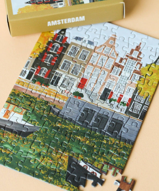 Amsterdam Mini Puslespill, 99 Brikker
