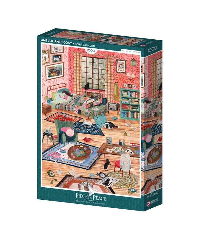 Puslespill 1000 Brikker - A Cozy Day