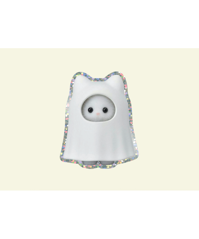 Ghost Glitter Vinyl Klistremerke 