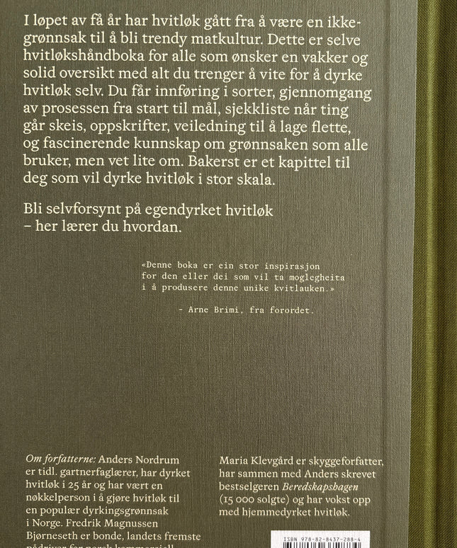 Hvitløksdyrking i Norge - Anders Nordrum, Fredrik Magnussen Bjørneseth og Maria Klevgård (ny)