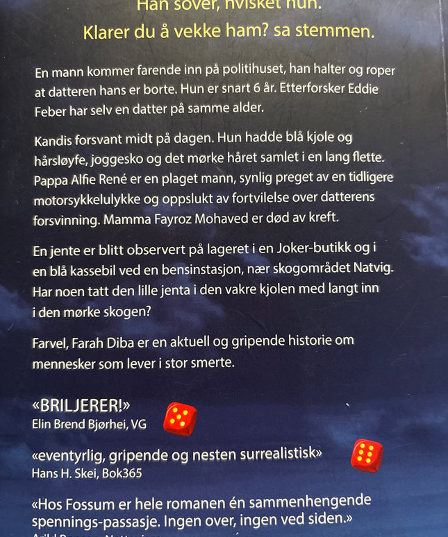 Fossum, Karin: Farvel, Farah Diba