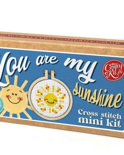 You are my Sunshine Mini Matchbox Broderingssett