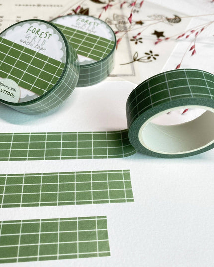 Washi Tape | Forest Grid