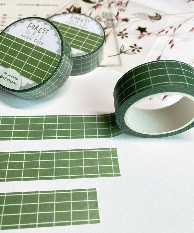 Washi Tape | Forest Grid