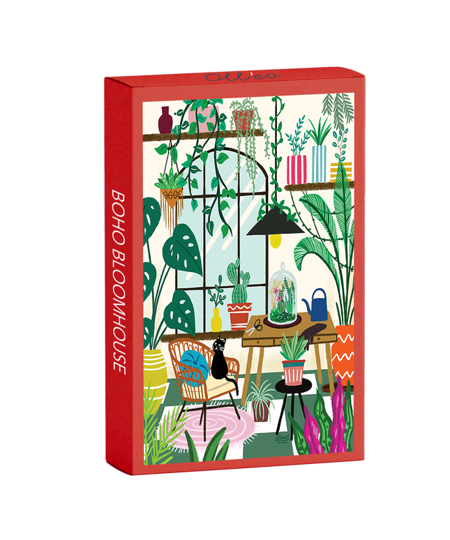 Mini Puslespill | Boho Bloomhouse | 99 Brikker