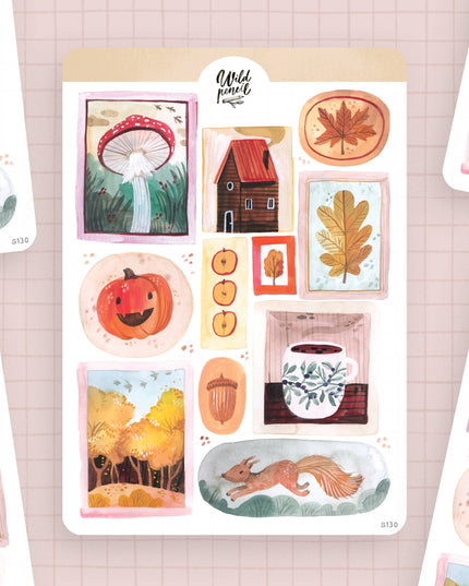 Klistremerkeark | Autumn Stamps