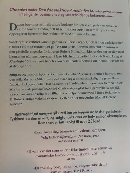 Barreau, Nicolas: Kjærlighet på menyen