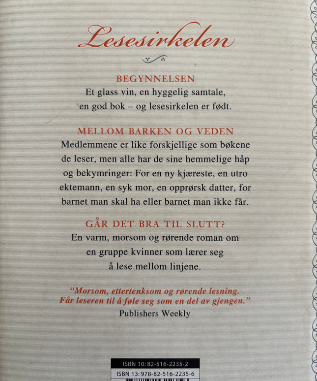 Noble, Elizabeth: Lesesirkelen