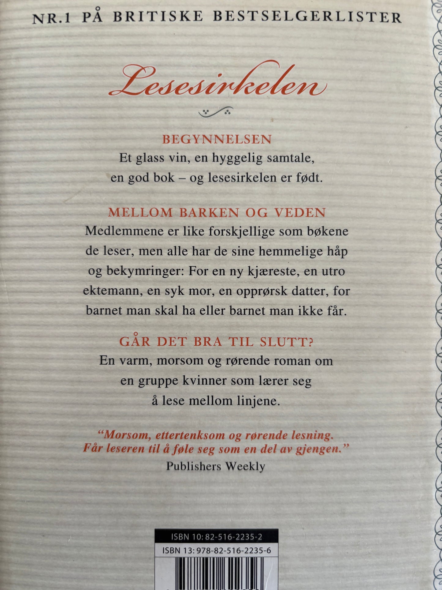 Noble, Elizabeth: Lesesirkelen
