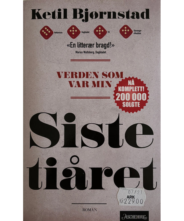 Bjørnstad, Kjetil: Siste tiåret