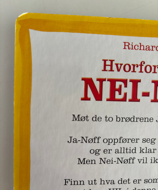 Scarry, Richard: Hvorfor vil ikke Nei-Nøff