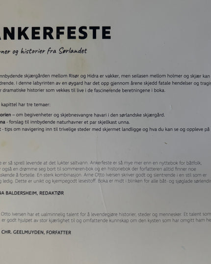 Iversen, Arne Otto: Ankerfeste