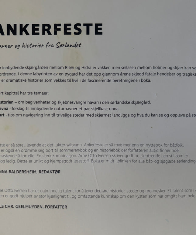 Iversen, Arne Otto: Ankerfeste