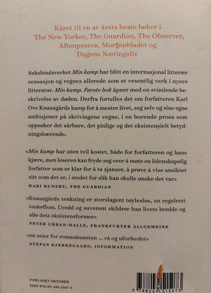 Knausgård, Karl Ove: Min kamp / Første bok
