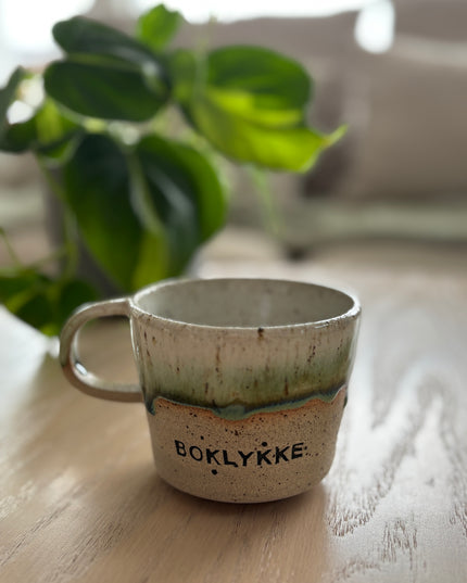 Boklykke kaffekopp - Håndlaget keramikk