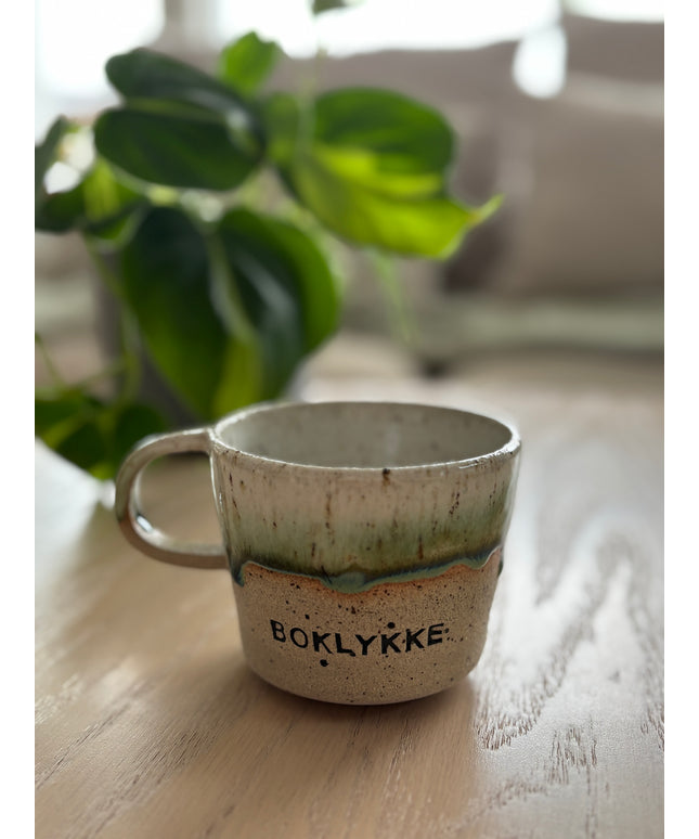 Boklykke kaffekopp - Håndlaget keramikk