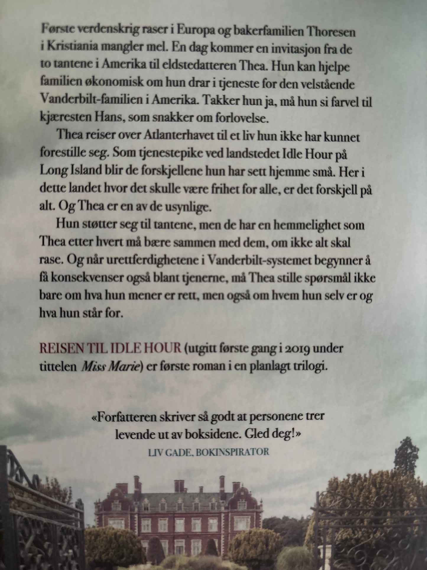 Vahr, Ellen: Reisen til Idle Hour