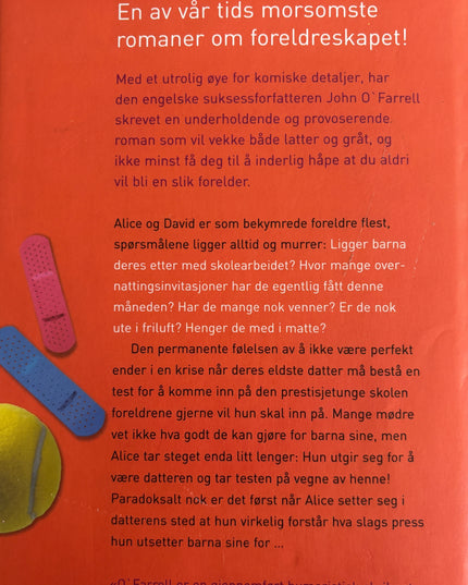 O’Farrell, John: Kan inneholde spor av nøtter